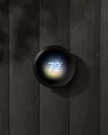 Google Nest Learning Thermostat fourth generation in Polished Obsidian